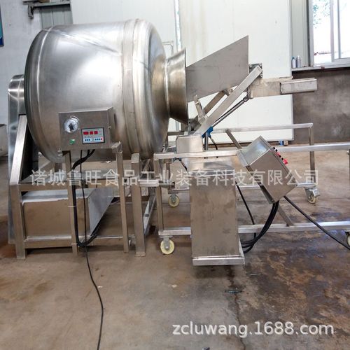 真空滚揉机上料机 自动进料滚揉机 鸡翅腌制入味机